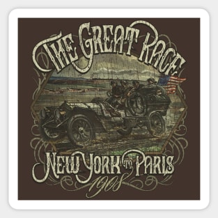 The Great Race 1908 Sticker